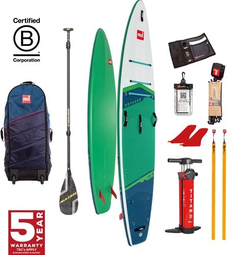 Red Paddle Voyager 13.2 - NEW MODEL + Carbon Paddle