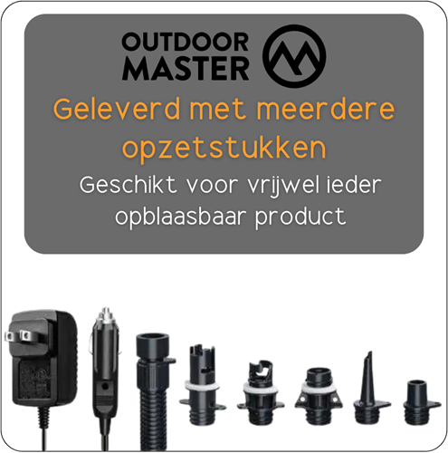 Outdoor Master Whale Accu SUP Pomp 16psi-3