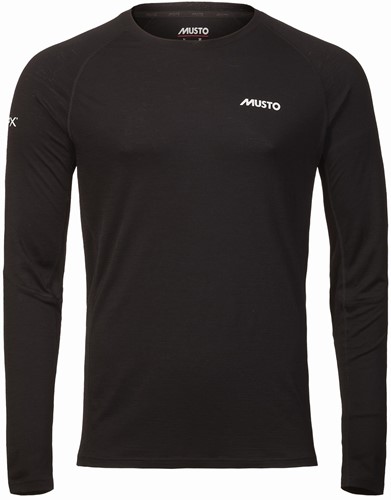 Musto Hpx Merino Bl Ls Top Black L