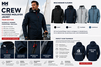 Helly Hansen Crew Hooded Midlayer Jacket - Team Edition-2