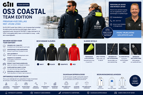 Gill OS3 Coastal Jacket - Team Edition