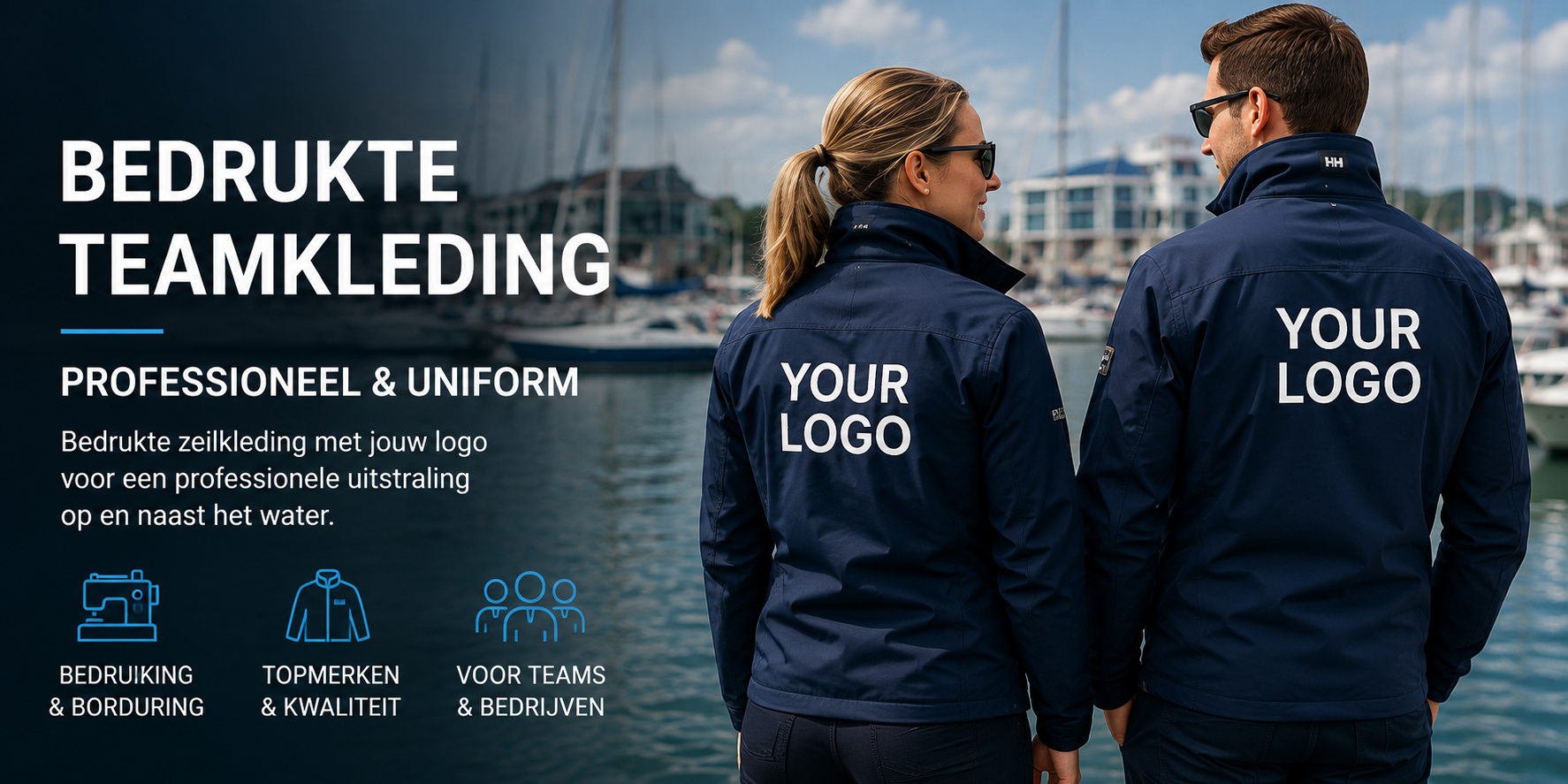Landingspagina - Bedrukte teamkleding