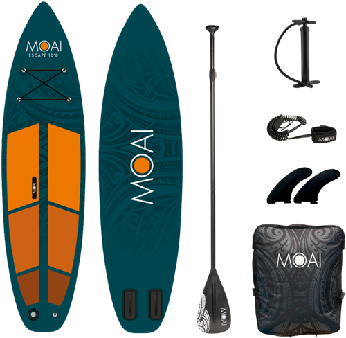 MOAI City SUP 10'8 Green package
