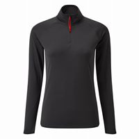 Gill Women's UV Tec Long Sleeve Zip Tee Navy 14