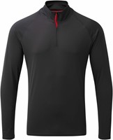 Gill Men's UV Tec LS Zip Tee Charcoal XL
