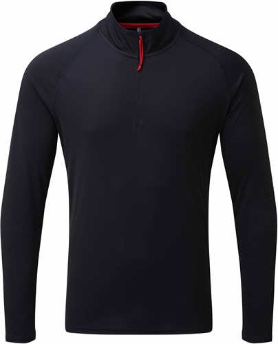 Gill Men's UV Tec Long Sleeve Zip Tee Navy XL