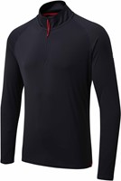 Gill Men's UV Tec Long Sleeve Zip Tee Navy XL-2