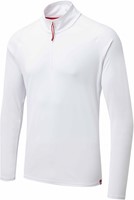 Gill Men's UV Tec Long Sleeve Zip Tee White XS-2