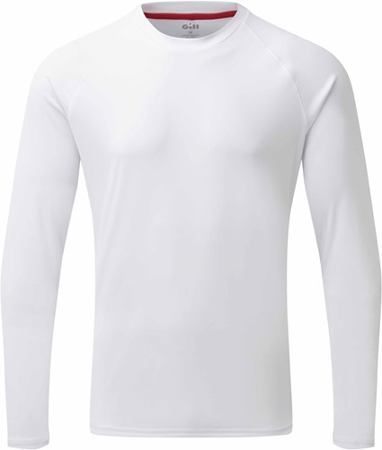 Gill Men's UV Tec Long Sleeve Tee White S