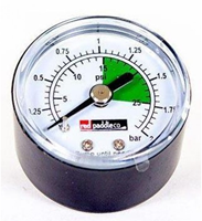 Reserve Manometer voor Titan II pomp